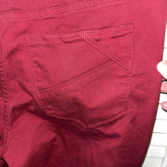 NWT Christopher & Banks Signature Slimming Red Modern Fit Ankle Fit Pants Size 8 - Picture 6 of 8